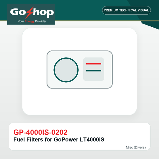 [GP-4000IS-0202] Fuel Filters for GoPower LT4000iS