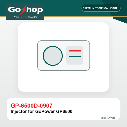 [GP-6500D-0907] Injector for GoPower GP6500