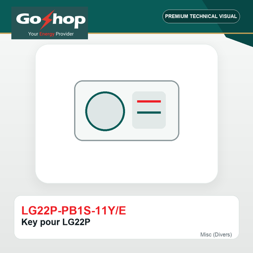 [LG22P-PB1S-11Y/E] Key pour LG22P