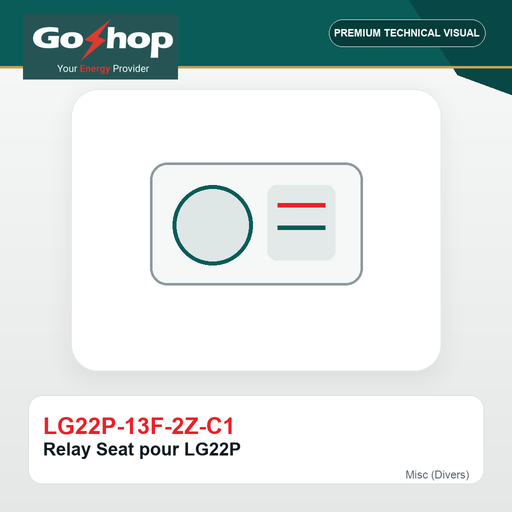 [LG22P-13F-2Z-C1] Relay Seat pour LG22P