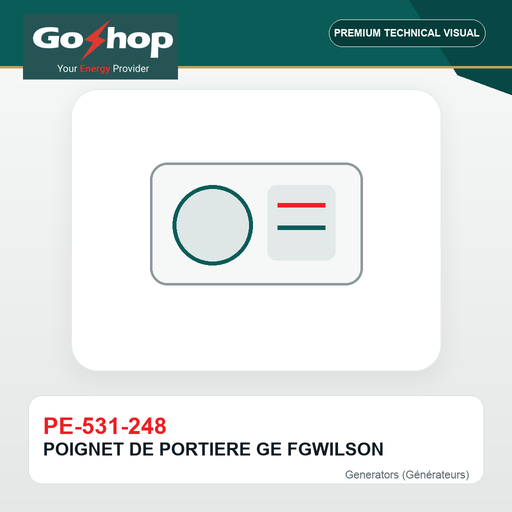 [PE-531-248] POIGNET DE PORTIERE GE FGWILSON