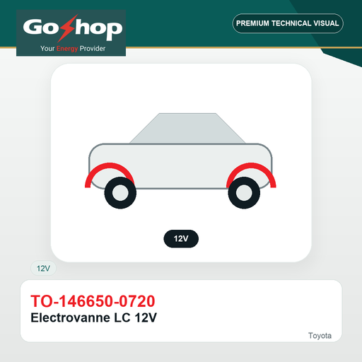 [TO-146650-0720] Electrovanne LC 12V