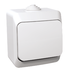 [SE-WDE000570] CEDAR Plus Schneider Electric Intermediate switch, white