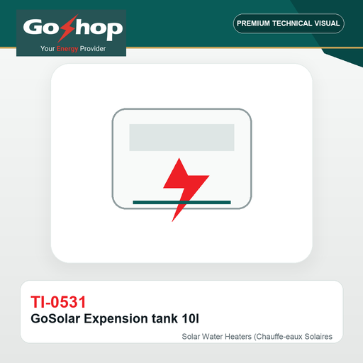 [TI-0531] GoSolar Expension tank 10l