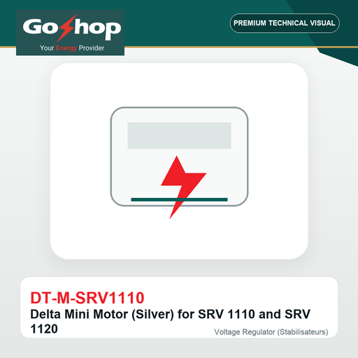 [DT-M-SRV1110] Delta Mini Motor (Silver) for SRV 1110 and SRV 1120