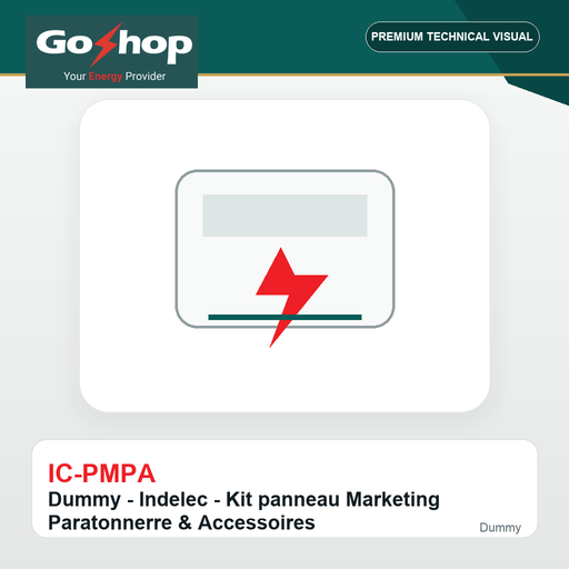 [IC-PMPA] Dummy - Indelec - Kit panneau Marketing Paratonnerre & Accessoires