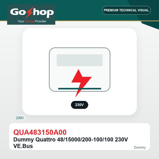 [QUA483150A00] Dummy Quattro 48/15000/200-100/100 230V VE.Bus