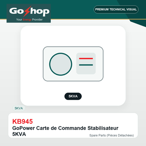 [KB945] GoPower Carte de Commande Stabilisateur 5KVA