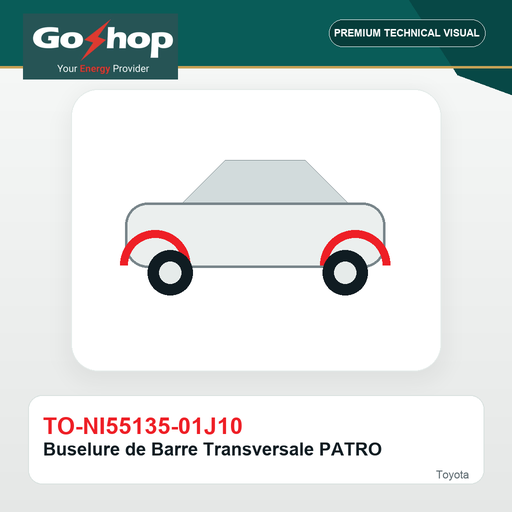 [TO-NI55135-01J10] Buselure de Barre Transversale PATRO