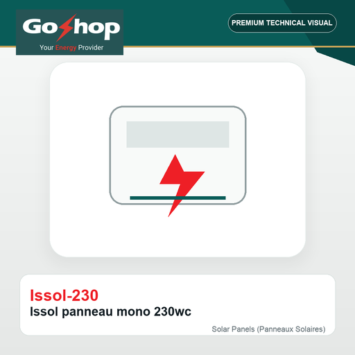 [Issol-230] Issol panneau mono 230wc