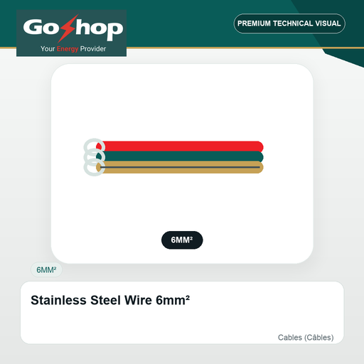 Stainless Steel Wire 6mm²