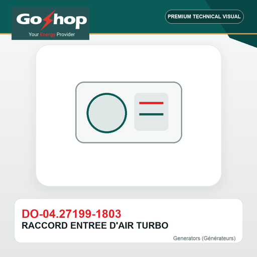 [DO-04.27199-1803] RACCORD ENTREE D'AIR TURBO
