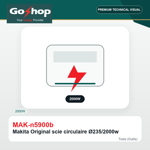 [MAK-n5900b] Makita Original scie circulaire Ø235/2000w