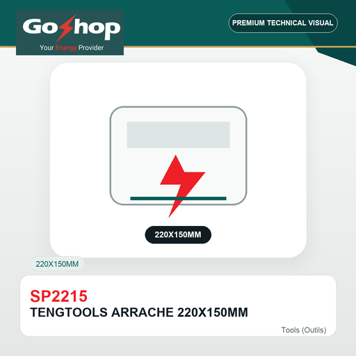 [SP2215] TENGTOOLS ARRACHE 220X150MM