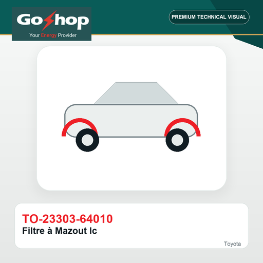 [TO-23303-64010] Filtre à Mazout lc