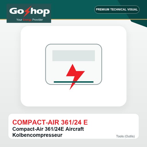 [COMPACT-AIR 361/24 E] Compact-Air 361/24E Aircraft Kolbencompresseur